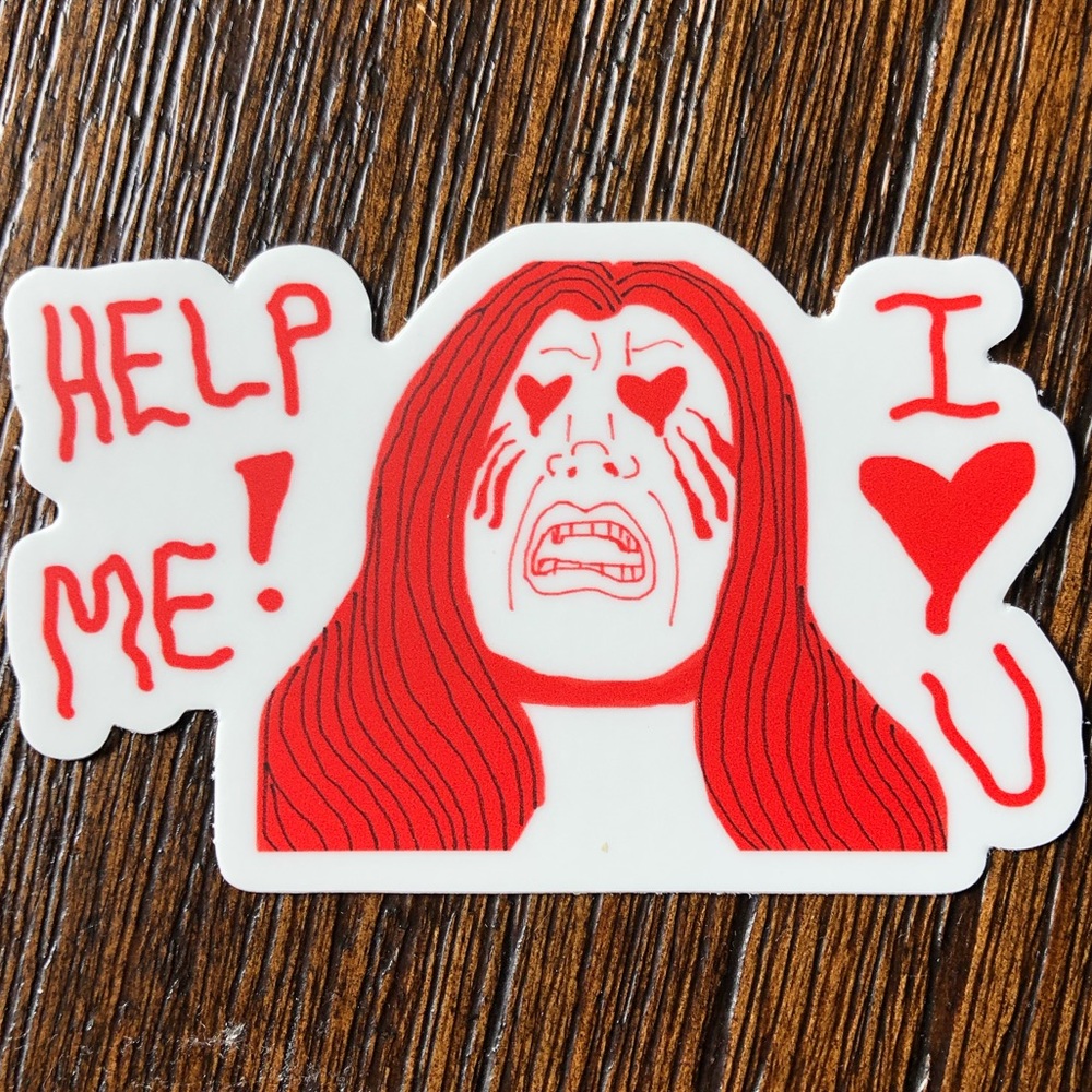 Help Me! I ❤️ U Sticker